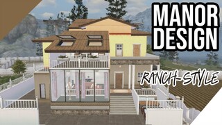 LifeAfter: Manor Ranch-Style House Design for level 11+ | Tutorial