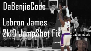 Lebron James Jumpshot Fix 2k19