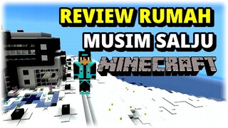 REVIEW RUMAH MUSIM SALJU DI MINECRAFT LAGI CUYY | MINECRAFT PE 2023 ANDROID