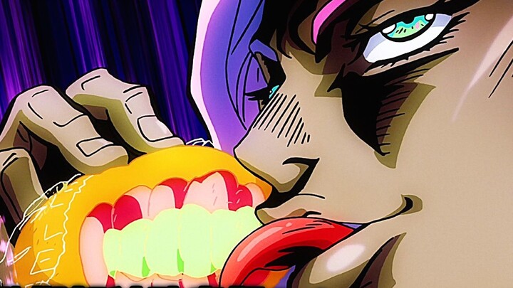 How dare you kidnap Josuke's mom? This guy can even eat bread in a fancy way!