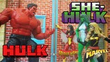 Red Hulk vs She-Hulk, Ms. Marvel & Spider-Woman (STOP MOTION)