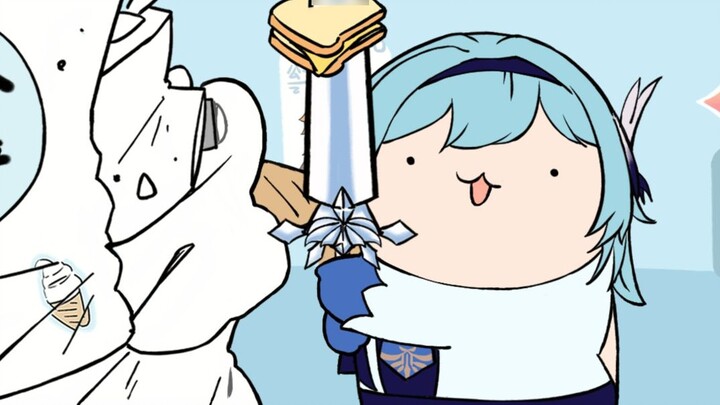 [Genshin Impact Mini Animation 03] Yura: "Ông chủ lại đến!"