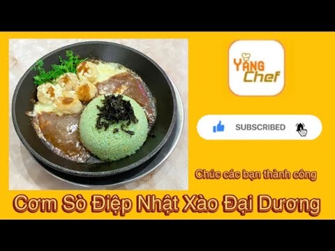 Cơm chiên sò điệp siêu to  | Cách làm sò điệp nhật xào cơm | Cơm sò điệp sốt takeyaki | #14