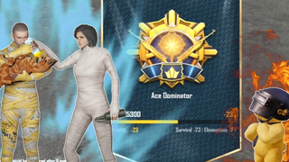 ACE DOMINATOR ล็อบบี้ 19 EXE 999+ ไอคิว PUBG MOBILE