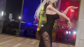 MMD——高开叉长裙黑丝---广寒宫