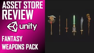 UNITY ASSET REVIEW | WEAPONS PACK | INDEPENDENT REVIEW BY JIMMY VEGAS ASSET STORE