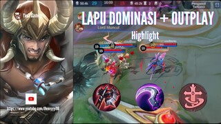 HIGHLIGHT LAPU LAPU !! DOMINASI EXP + OUTPLAY MUSUH !! - MOBILE LEGENDS