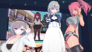 Azur Lane MMD: "White Eagle Yuanqi lucu dan meminta untuk membentuk tim"