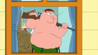 Pete uses the American flag as toilet paper [Family Guy]