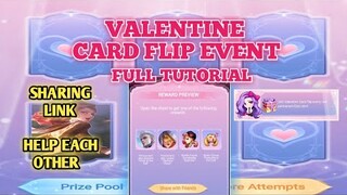 Valentine Card Flip Event | Free Skins and Emoji Rewards | Play Share and Win