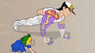 [Keluarga JO dengan Bayi] Jotaro: Xu Lun, perhatikan baik-baik, saya hanya akan mendemonstrasikannya