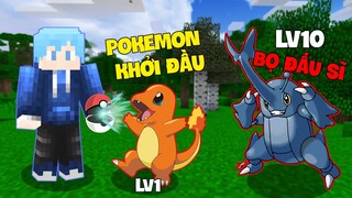 MINECRAFT PIXELMON #1 | POKEMON RỒNG LỬA KHỞI ĐẦU VÀ THU PHỤC ĐƯỢC BỌ ĐẤU SĨ HERACROSS