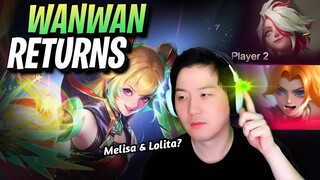 Picked Wanwan when enemy picked Melisa  | Mobile Legends