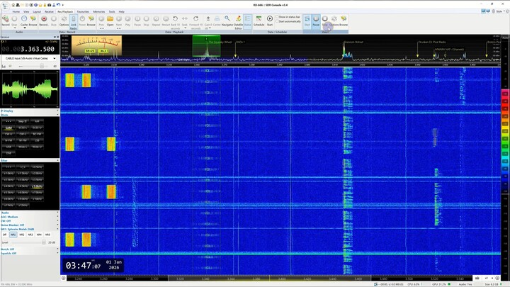 3363.5 Khz  -The Squeaky Wheel -Скрипучее Колесо