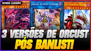 3 VERSÕES DE ORCUST PÓS BANLIST! CONTINUA INSANO! // YU-Gi-Oh! Duel Links