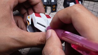 【ผ่านเวิร์คช็อปแม่พิมพ์】ฝึกมือ! EG ν Gundam Transformation Spraying Process Raiders Explain Bandai E