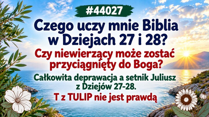 Niewierzący może zostać pociągnięty do Boga. Całkowita deprawacja a Juliusz. T z TULIP do błąd