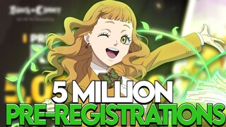 Black Clover Mobile Global 5 MILLION PRE-REGISTRATIONS & *RELEASE DATE* TOMORROW* I WONDER...