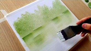 KING ART N  421   PINI AUTUNNALI   TECNICA DI PITTURA FACILE