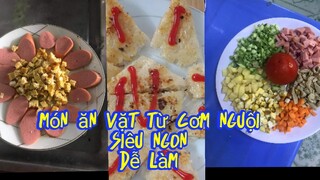 Cơm Nguội Chiên Giòn / Món Ăn Vặt Từ Cơm Nguội /Thảo Nguyễn family