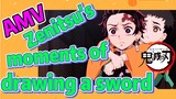 [Demon Slayer]  AMV | Zenitsu's moments of drawing a sword