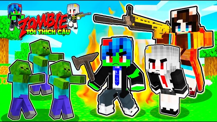 ZOMBIE TÔI THÍCH CẬU TẬP 3: PHONG CẬN SAMMY GIẢI CỨU MÈO SIMMY KHỎI BẦY XÁC SỐNG TRONG MINECRAFT