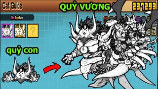 The Battle Cats - TRIỆU HỒI UBER RARE LASVOSS QUỶ CON TIẾN HÓA QUỶ VƯƠNG MAX LVL TOP GAME THÀNH EJ