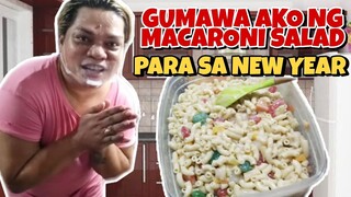 Gumawa ako ng Macaroni salad para New year at Brenda's house #BrendaMage #SociialClimber