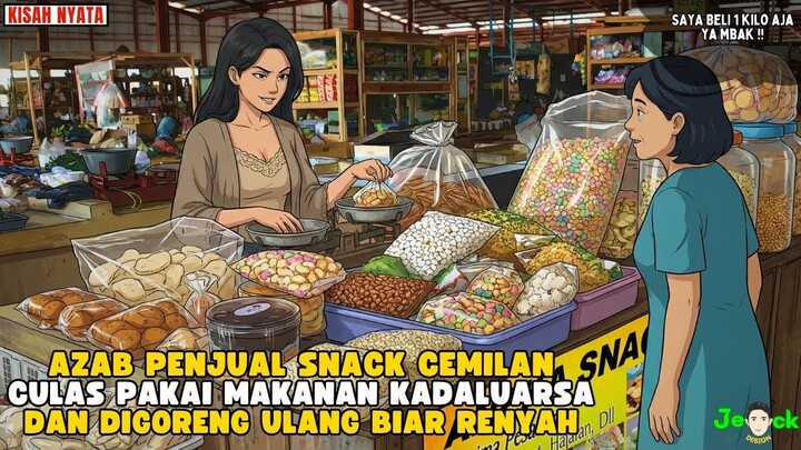 AZAB PENJUAL SNACK CEMILAN CULAS PAKAI MAKANAN KADALUARSA DIGORENG ULANG