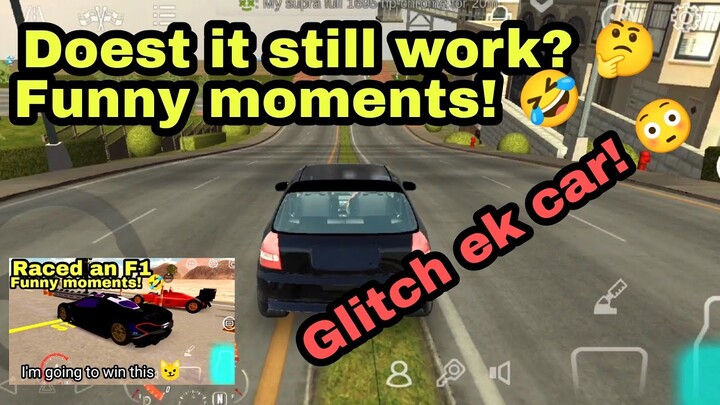Trying An Old Glitch ek car! Funny moments! Car Parking Multiplayer!