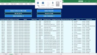 Excel VBA to add data validation list and filter data using data validation list