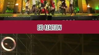 EXO reaction to BLACKPINK playing with fire 🔥