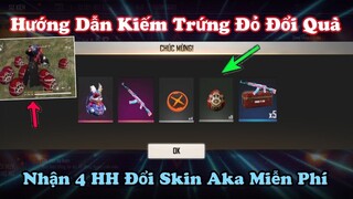 [Garena Free Fire] Hướng Dẫn Kiếm Nhiều Trứng Đỏ, Đổi Huy Hiệu Nhận Skin Aka Miễn Phí.