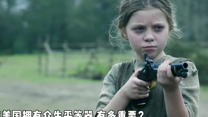 How important is it to legally own a gun in the U.S.? Even a 5-year-old girl can stand up against op