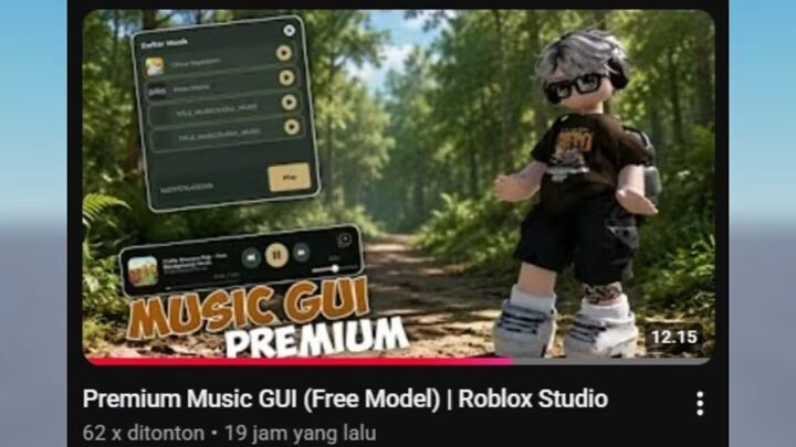 Premium Music GUI #robloxdevelopment #roblox #tutorial #robloxshowcase #robloxe