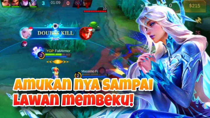 Amukan Aurora sampai lawan membeku! - Mobile Legends