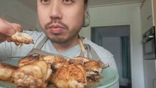 ASMR BAKED CHICKEN & PASTA - EATING SOUNDS