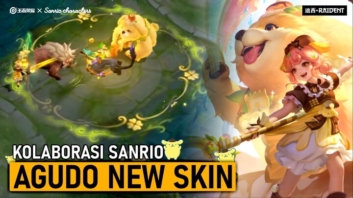 REVIEW SKIN KOLABORASI AGUDO X POMPOMPURIN - Honor of Kings