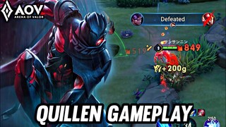 AOV : QUILLEN GAMEPLAY | A HERO WHO NEEDS PATIENCE - ARENA OF VALOR LIÊNQUÂNMOBILE ROV