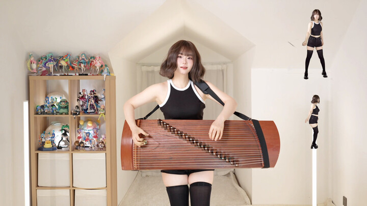 “Sudden Spinning Top” – Guzheng stand spins nonstop version