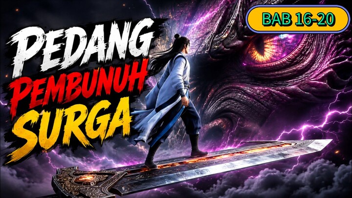 [ BAB 16-20  ] PEDANG PEMBUNUH SURGA | Novel Kultivasi | Novel Fantasi | Novel Audio