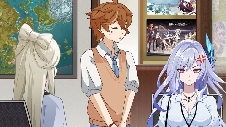 [Teyvat Academy] Silk's One Day vlog Dada classmate, you don't want your master to be exposed, right