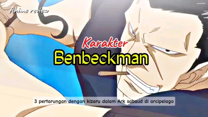 Mengenai karakter Benbeckman | one piece