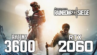 Rainbow Six Siege on Ryzen 5 3600 + RTX 2060 1080p, 1440p benchmarks!