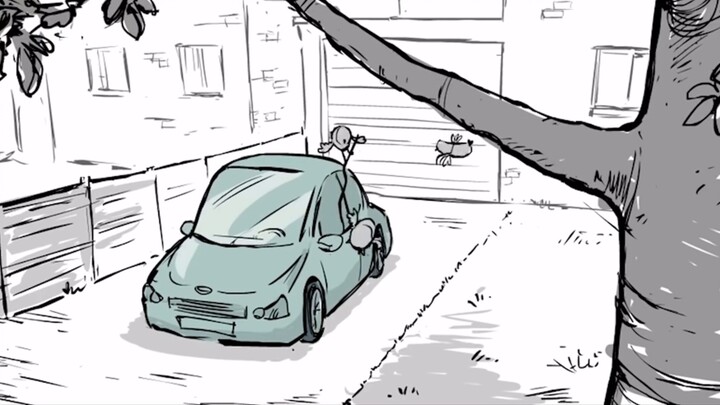 Brother Luzhuo's car was driven away by pigeons