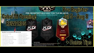 Cabal Mobile M Opening and Tips ( Tagalog )