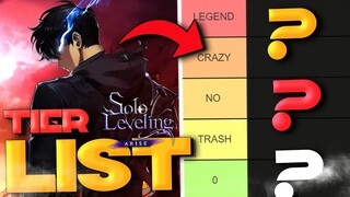 SOLO LEVELING ARISE TIER LIST!!!! (best SSR & SR hunters & weapons)