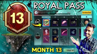 MONTH 13 ROYAL PASS || m13 royal pass || m13 royal pass bgmi ||m13