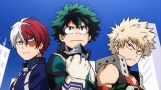 Midoriya, Bakugo and Todoroki