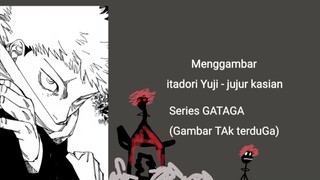 menggambar itadori Yuji - jujutsu kaisen | Series GATAGA (Gambar TAk terduGa)